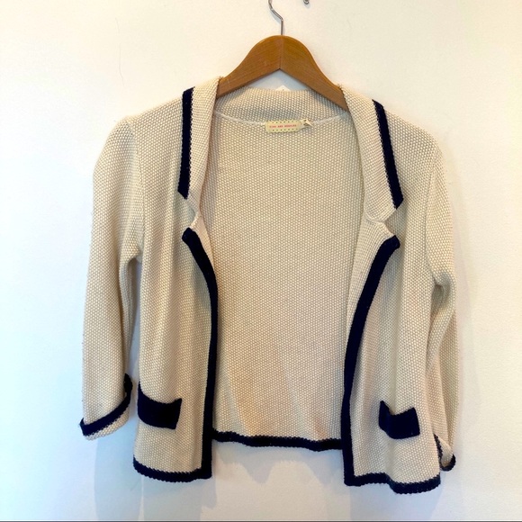 Knit Blazer Cut Open Cardigan - Picture 1 of 3